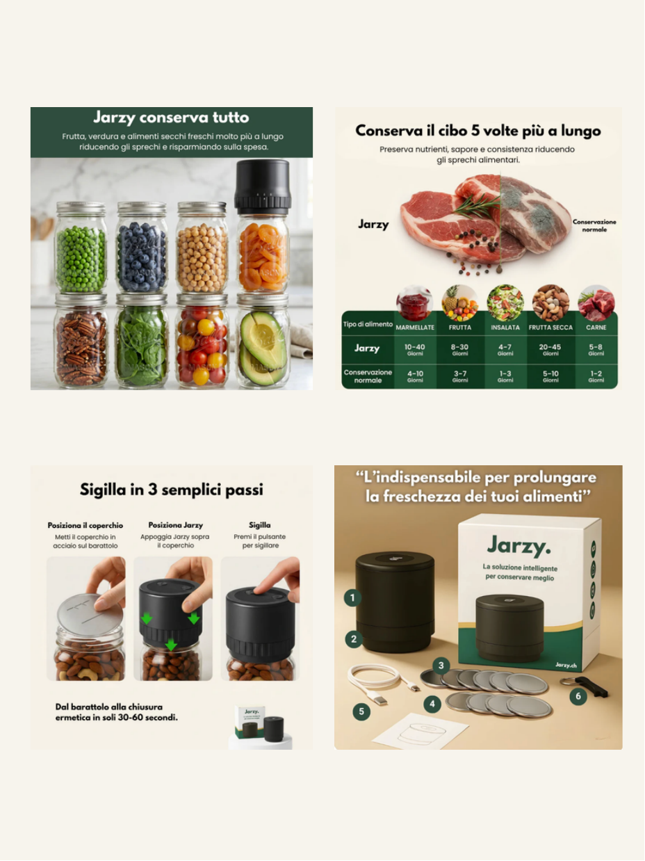 Jarzy landing page creatives